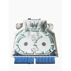 ISO9001 FC SC Adapter FTTH FTTB Din Rail Terminal Box