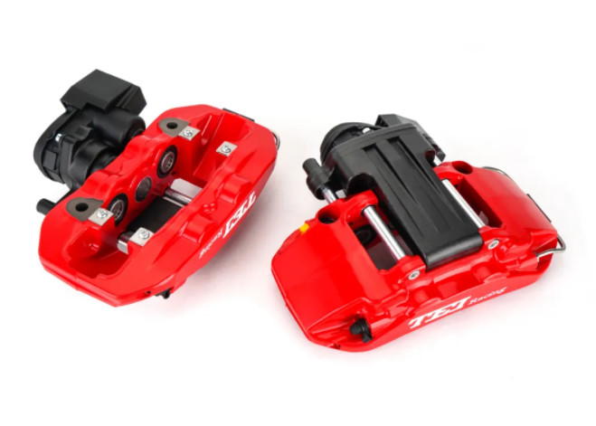 Toyota Sienna Big Brake Kit 6 Piston Caliper For Front And Integrated Electronic Parking Brake 4 Piston For Rear