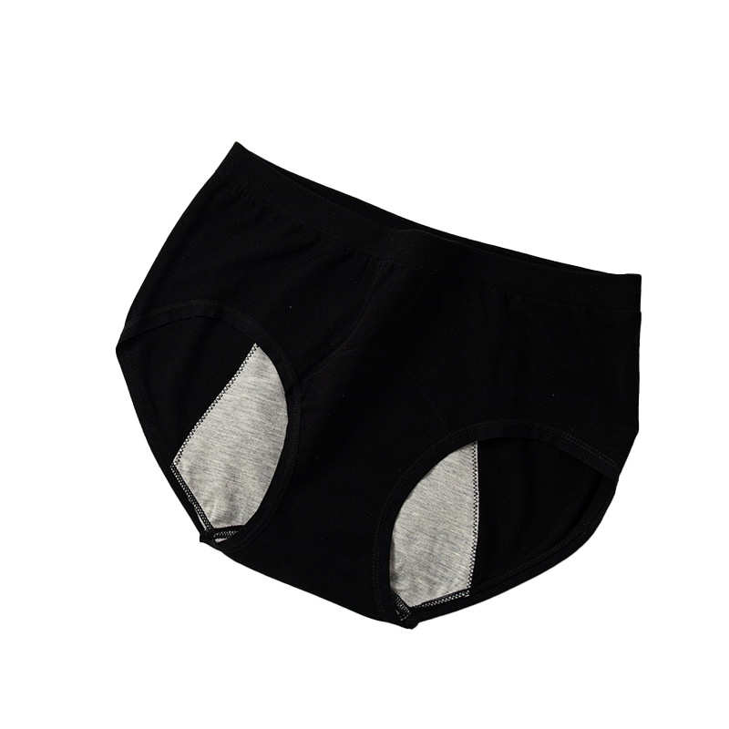 Menstrual Women Cotton Panties Antileakage High Waisted Type
