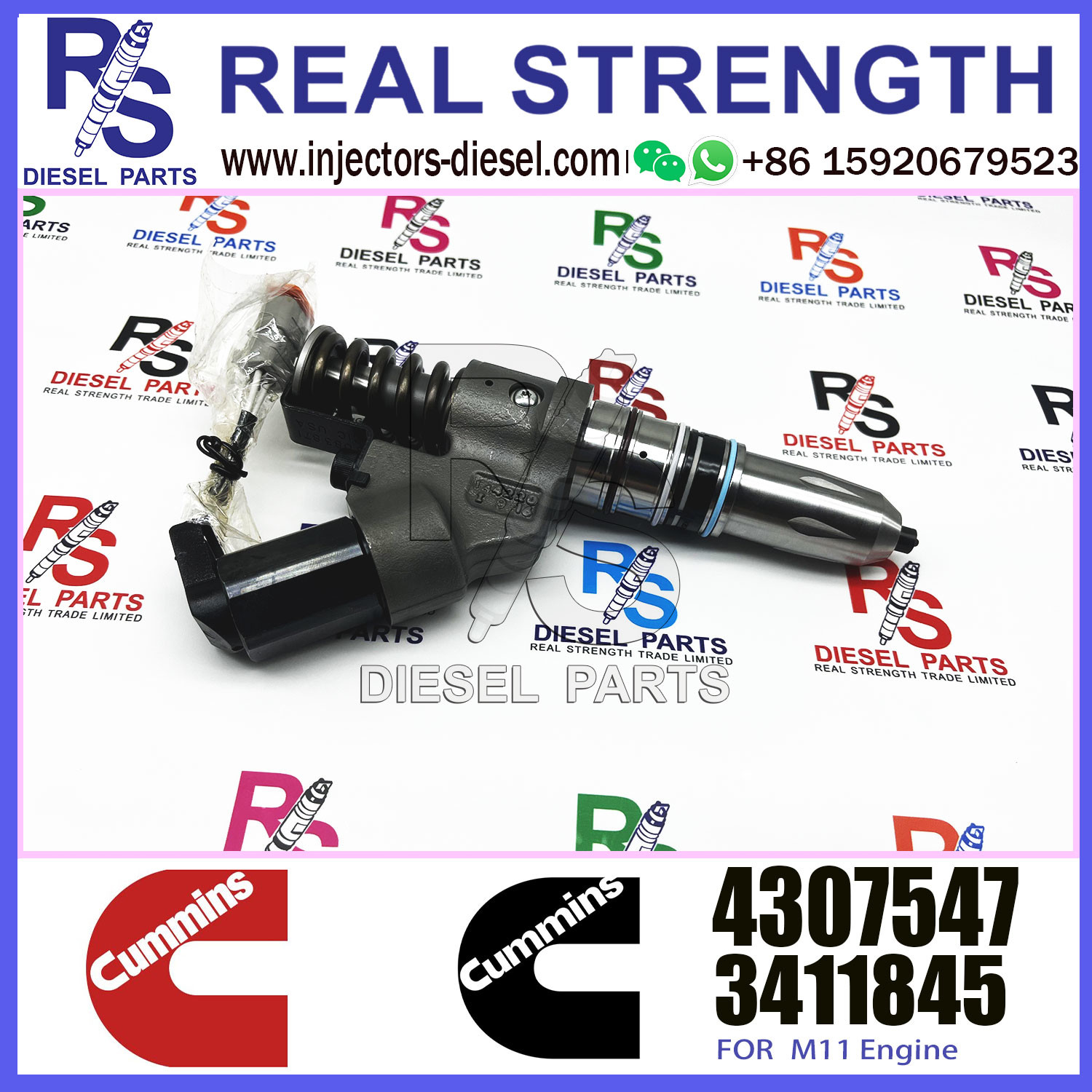 Brand New Diesel Common Rail Injector 4061851 4307547 for Cumins M11 N14