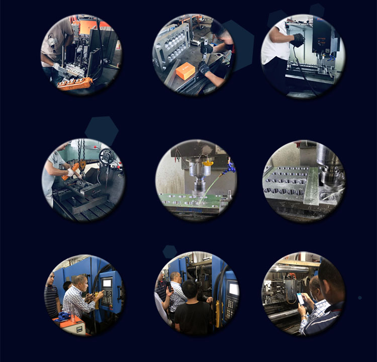 500ml PET Preform Mould 8 Cavity PET Blow Molding CE SGS ISO
