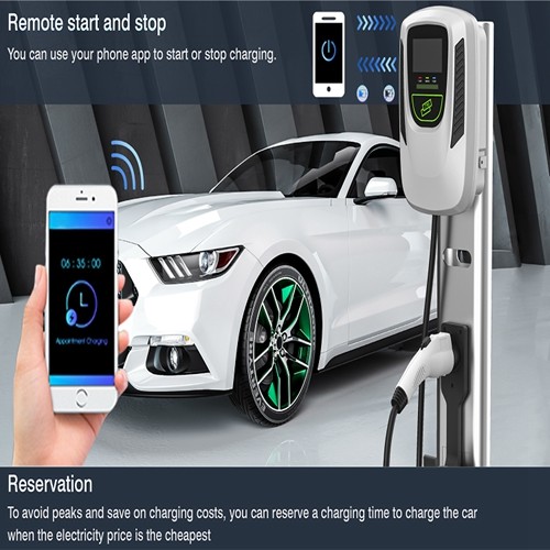 Type 2 Socket 7KW 32A 50Hz Electric Vehicle Charging Station
