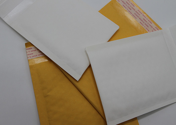 Yellow Kraft Paper Mailing Envelopes Self Adhesive Seal Logo Printing Available