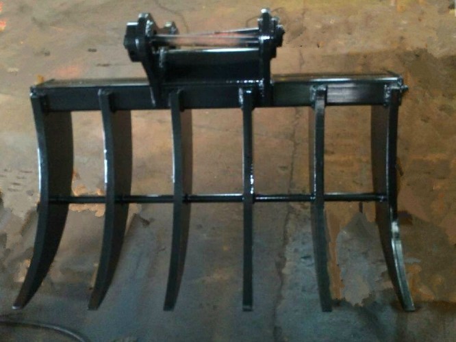 Hitachi EX200 Q355B Excavator Landscape Rake For Construction