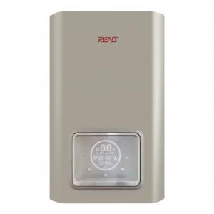 China Brown Panel Wall Mounted Combi Boiler 32kw Touch Screen Lpg / Natural Gas Boiler on sale