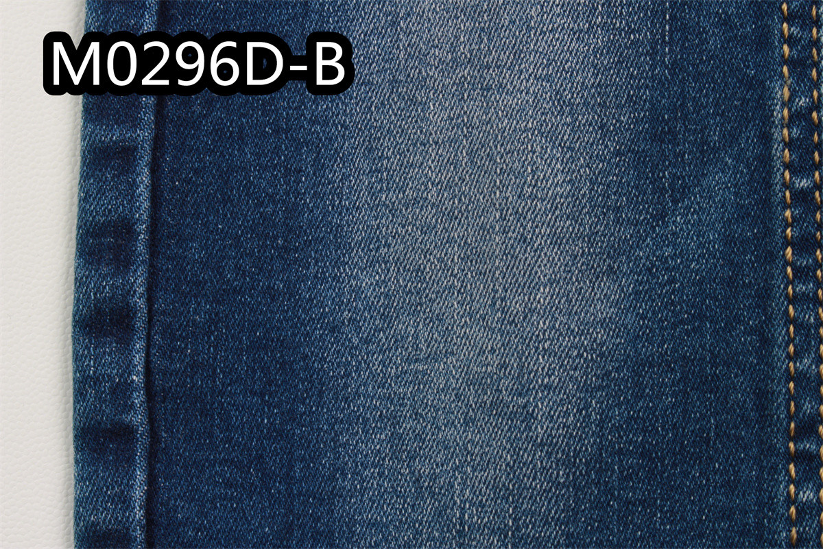 10.1Oz Custom Denim Fabric Regular 58/59" Super Dark Blue Warp Slub Cotton Spandex