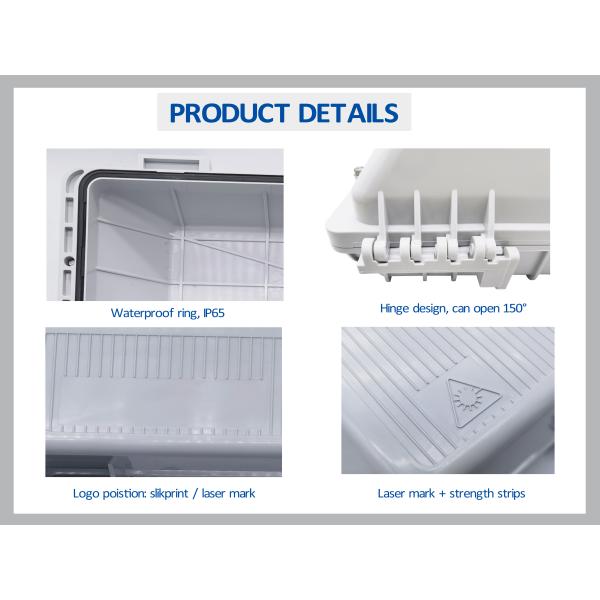 128 Core Fiber Optic Splice Enclosure Joint Box Wall Mounted