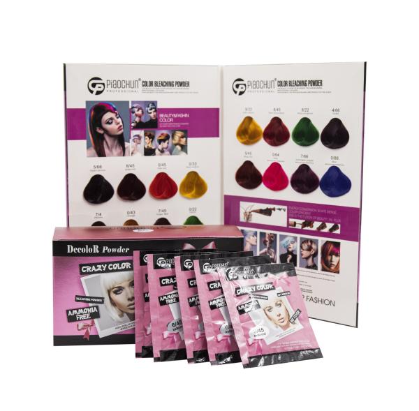 20 Color Hair Color Powder Transfer Proof Washable Natural Hair Dye For All Hair