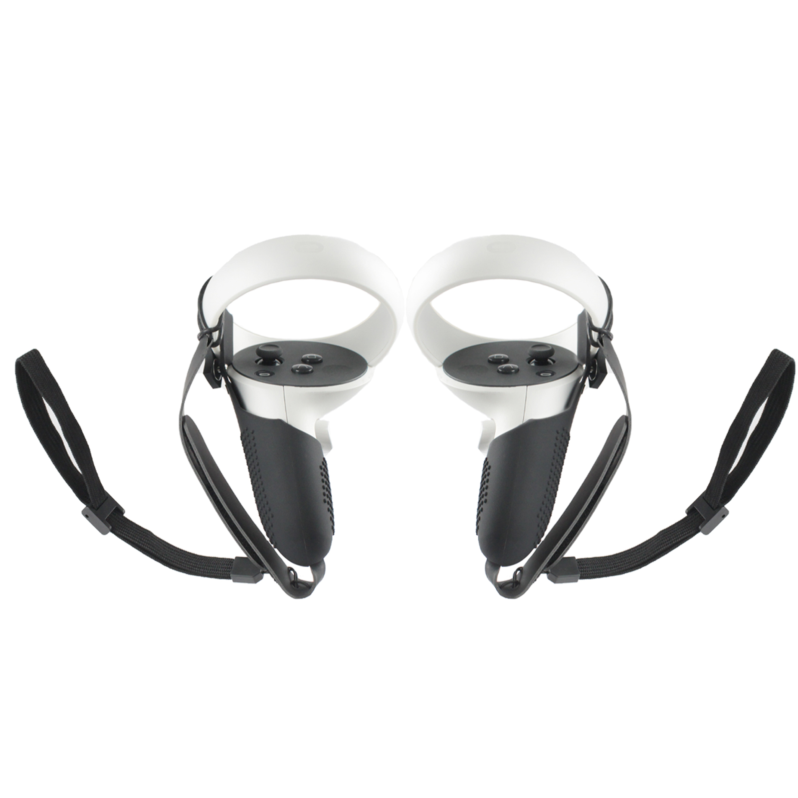 2021 5in1 Knuckle Strap+Grip Cover+Hand Strap+VR Lens Dust cover+Thumb Button for Oculus Quest 2 VR Controller Accessories