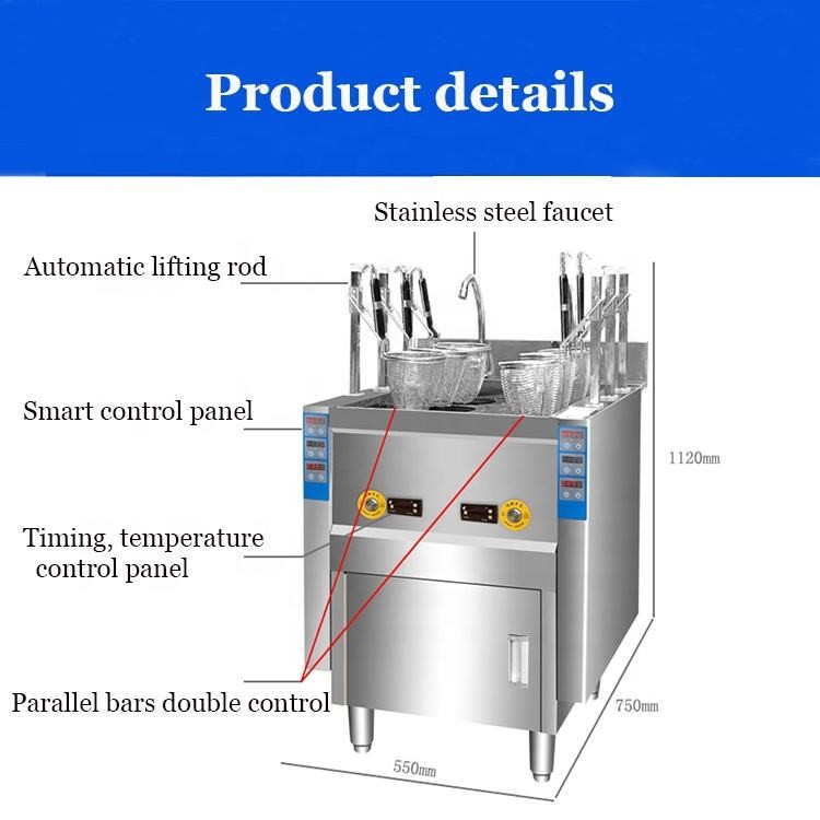 Temperature Control Commercial Catering Equipment 120kg/h Stainless Steel