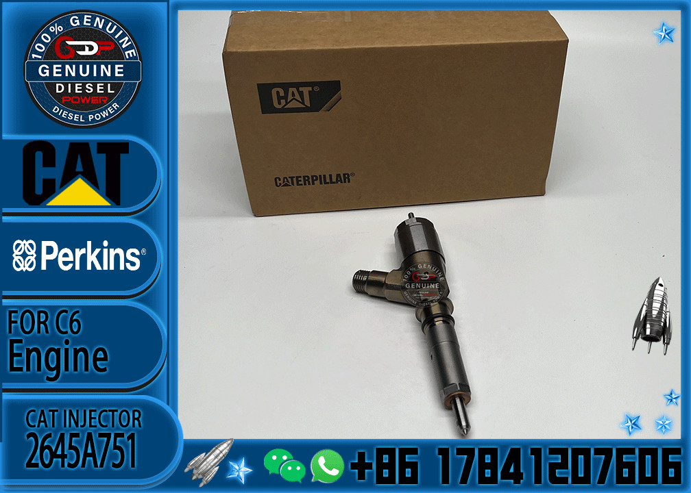 High quality Common Rail injector C6.6 7475 2224 Diesel engine fuel injector 320-0655 2645A751 10R7674