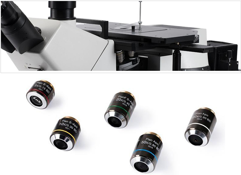 OPTO EDU A13.1096 Inverted Metallurgical Microscope Research Level