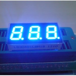 Ultra Bright Blue 7 Segment numeric led display 3 Digit Common Anode Manufactures