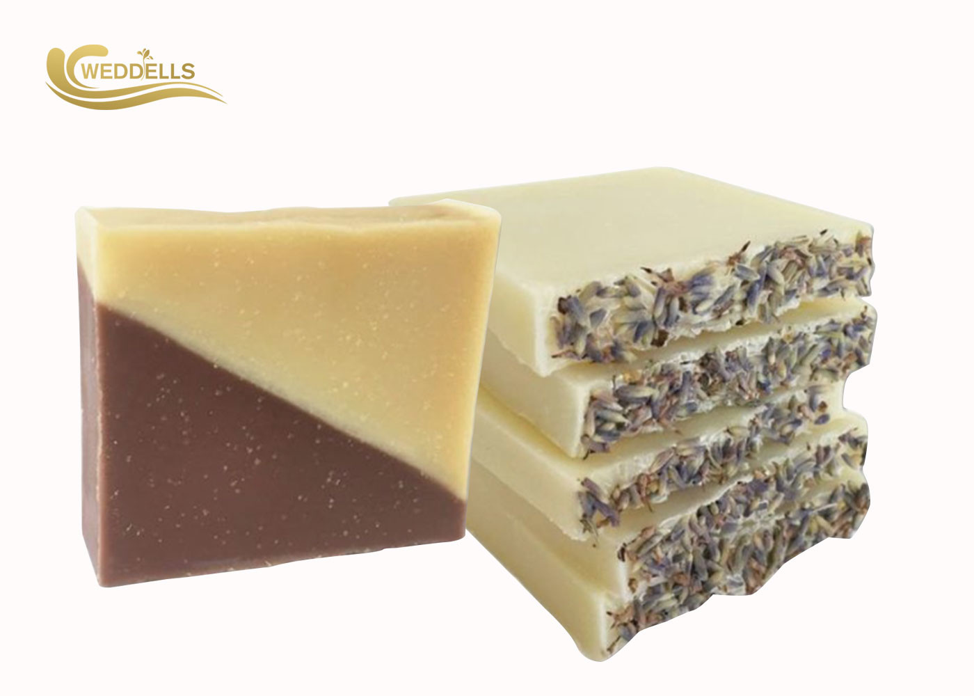 Handmade Organic Natural Soap Bars , Essential Oil Bar Soap For Whitening / Smooth