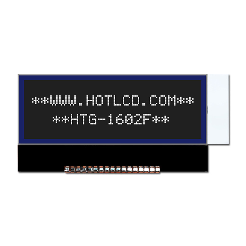 2X16 Character COG LCD | STN+ Gray Display With No Backlight | ST7032I/HTG1602F