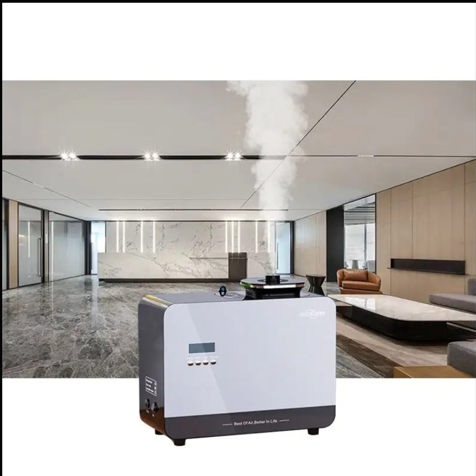 Essential Oils Compatible Aroma Diffuser Machines for Aromatherapy in 3000 Cubic Meters Of Coverage