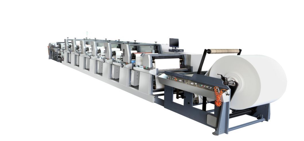 Professional Four Colors Paper Cup / Bag Flexography Printing Machine Price
