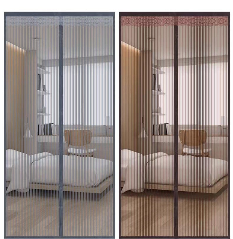 Versatile anti Mosquito magnetic mesh door curtain Net for Multiple Door Types