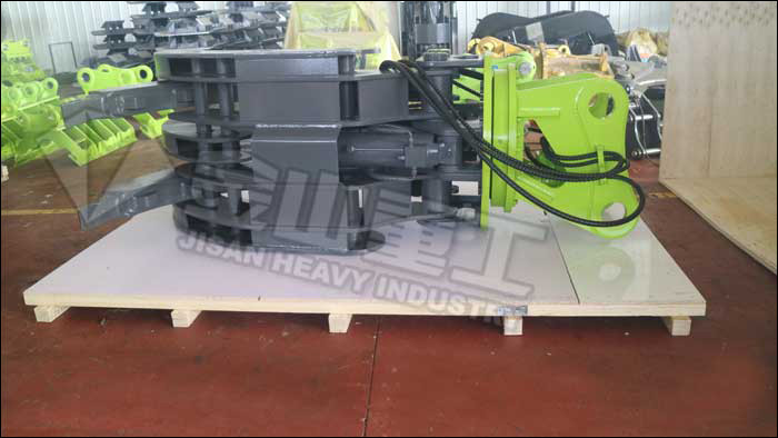 Hydraulic Rotating Excavator Log Grab Wear Resistant Fit CAT320 20 Ton Excavator