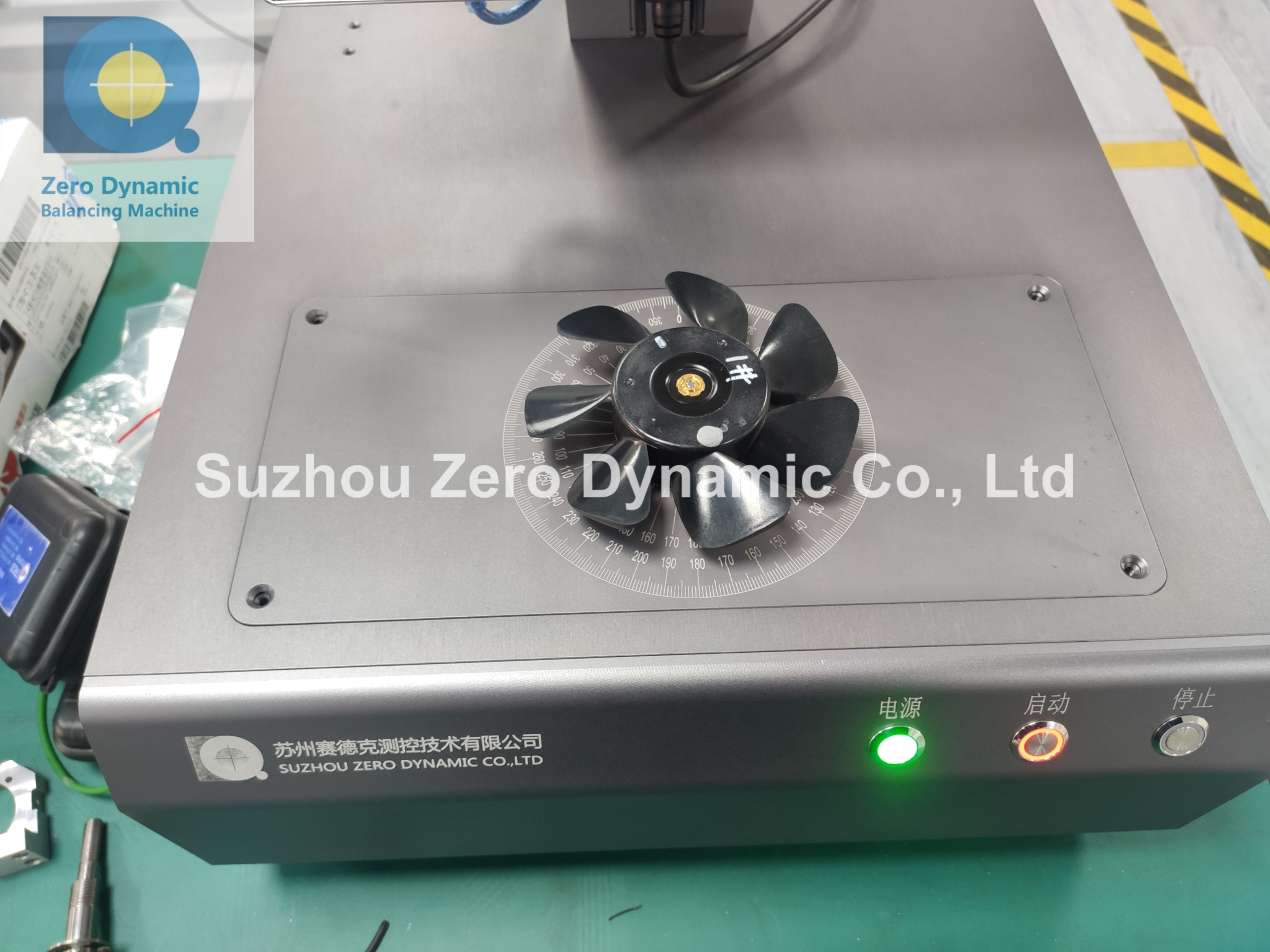 High Precision Fan Blade, Impeller, Power Tool Outer Rotor Gripper Balancing Machine