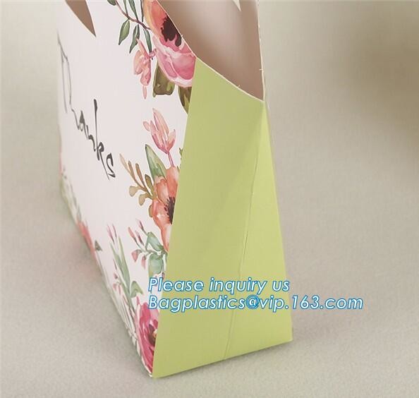 Luxury paper bags with handles Different Sizes,250gsm art paper shopping carrier bag custom printing with handle rope