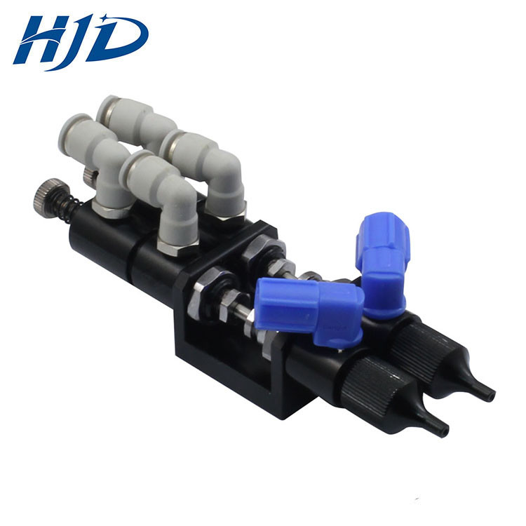 HJD36AB Double Acting Thimble AB glue double fluid dispensing valve