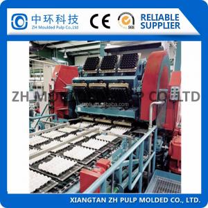 China Large Output Pulp Egg Tray Machine 100kw  Molding Rotary Fully Automatic on sale