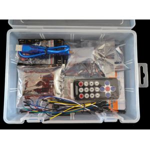 1602 LCD Servo Motor Dot Matrix Breadboard LED UNO R3 Starter Kit