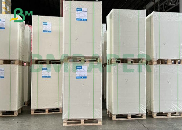 325gsm 31" High Tear Resistance Food Grade White Top Craft Cardboard For Lunch Box 