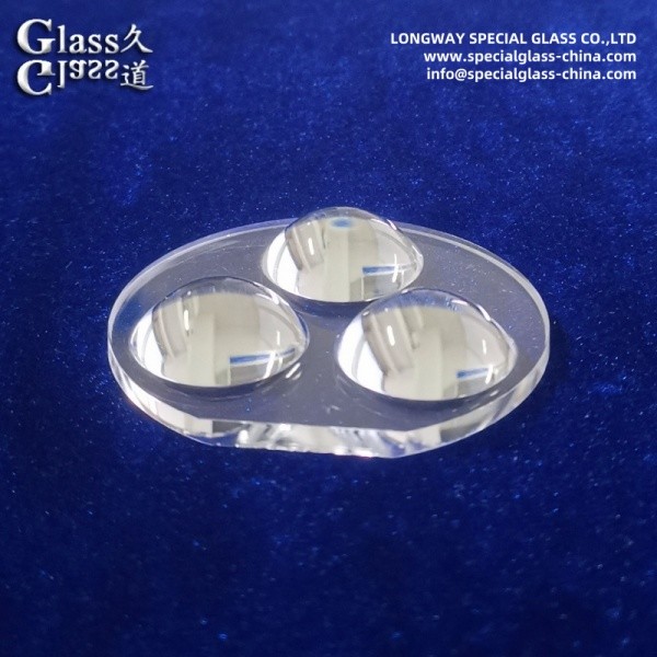 Optically Clear Borosilicate Glass Led Aspheric Lens For Superior Beam Control