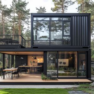 Welding And Splicing Integrated Style Modular Expandable Homes With Completed