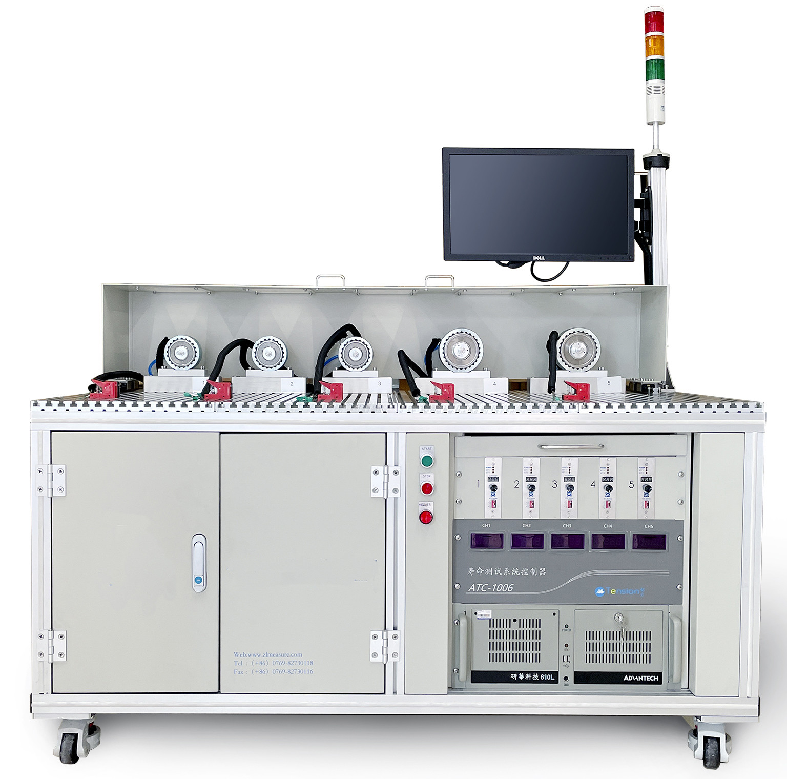 Motor Endurance Test System Motor Testing Machine With Emergency Stop Button