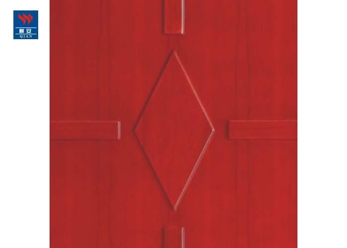 Interior Fireproof Solid Wood Door Single carved Fire Rated Wood Door Fire Door