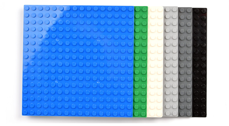 MOC compatible with legoingly assembly brick 16X16 dots bottom base plate building block