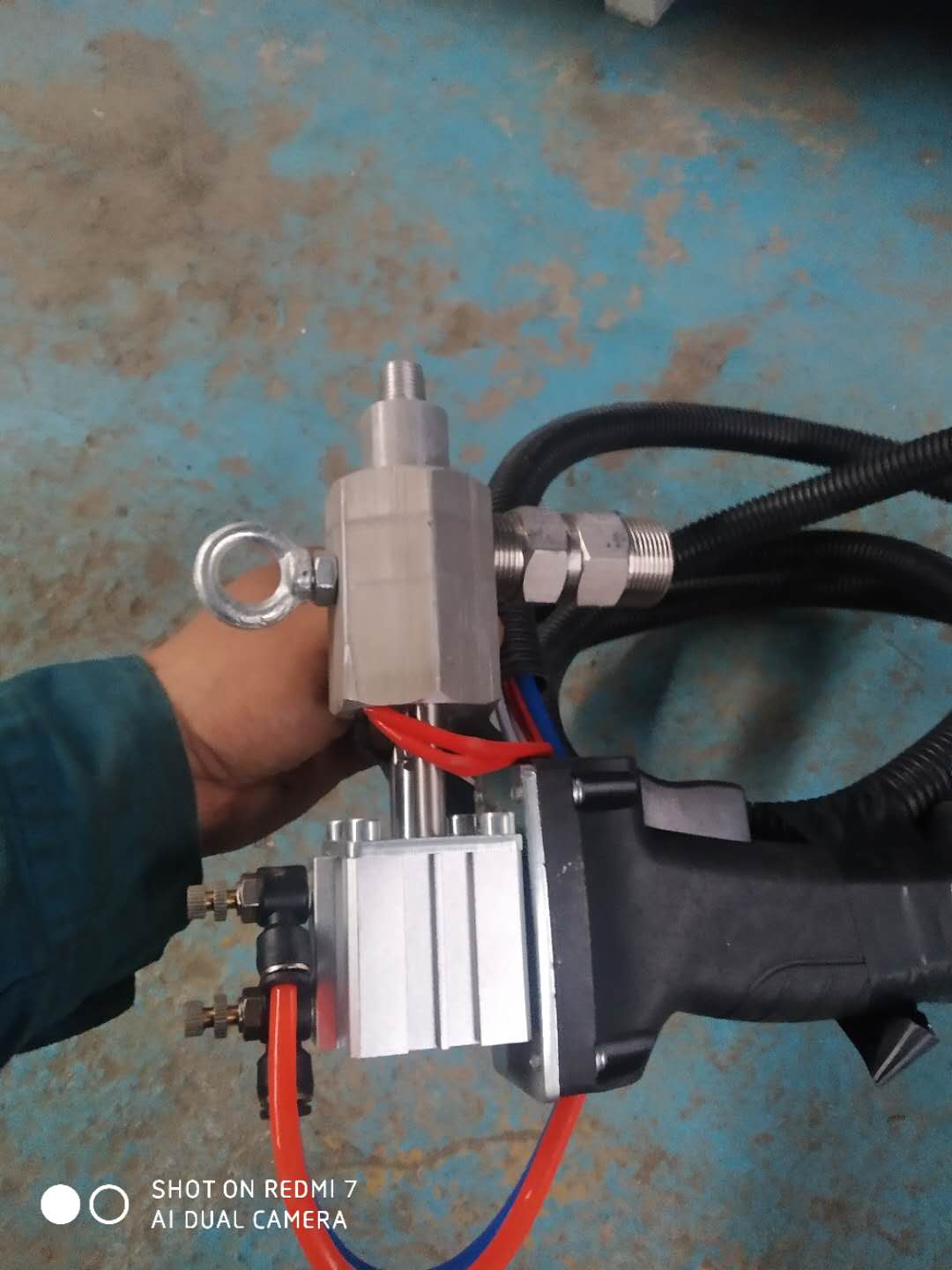hollow glass hot melt sealing machine