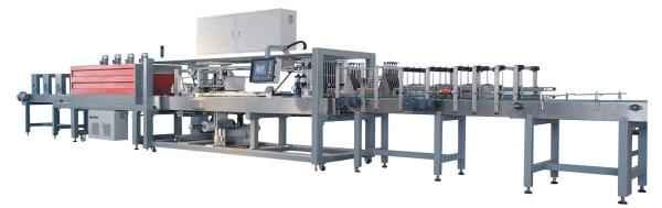 Industrial Automatic PE Film Shrink Wrap Packaging Equipment System 380V / 50 ~