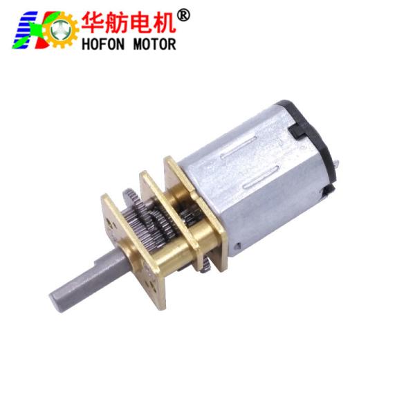 Hofon 12 volt double shaft vacuum brushed reductor motor 12v dc micro gear motor