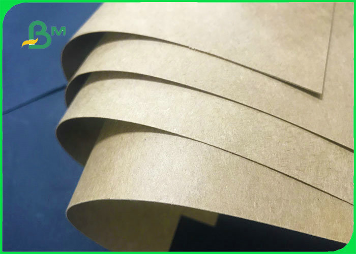 FSC Recycled Pulp 200g  - 400g Natural Brown Kraft Board For Packages Boxes 
