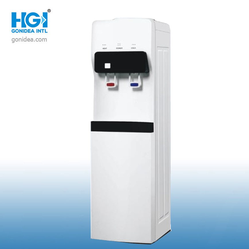 Stainless Steel Bottom Load Tanks Two Tap Water Dispenser Navy