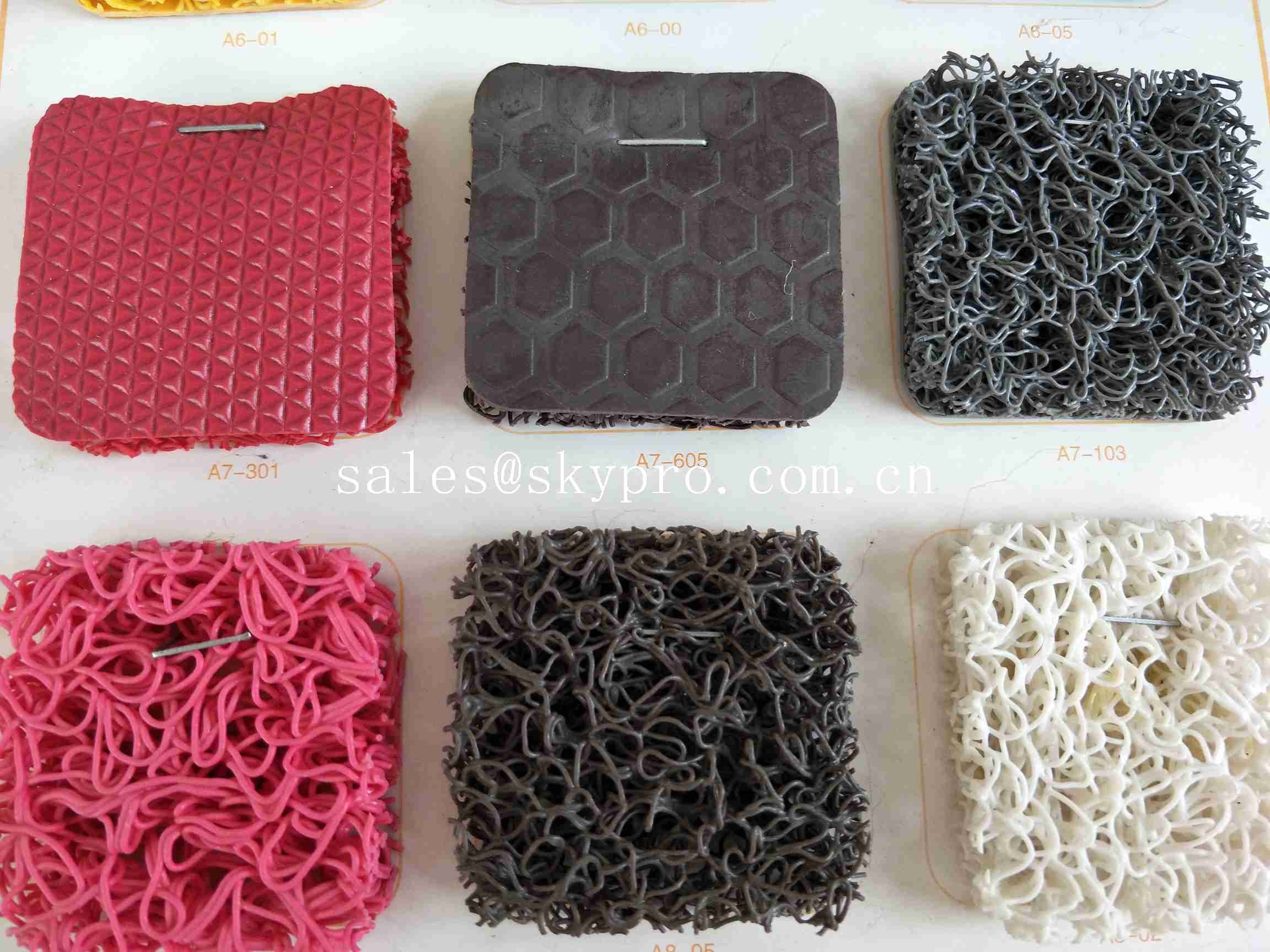 Large Size Workshop Door Bathroom Car Roll Size Plain Color PVC Coil Mat 1.2x12m