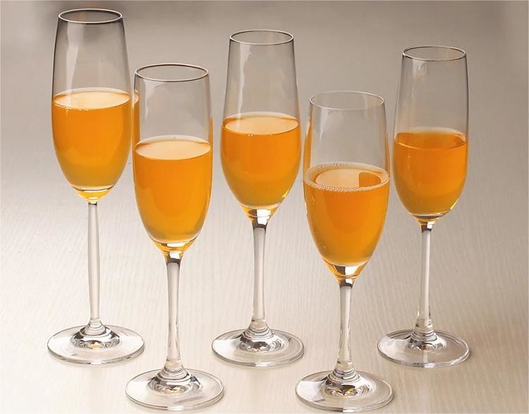 170ml Classy Flutes Clear Crystal Wine Champagne Glass For Party