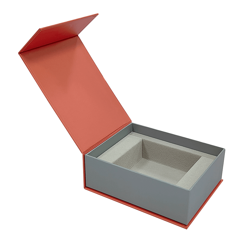 Handmade Custom Size Magnetic Book Shape Paper Rigid Gift Box For Watch Belt Packaging