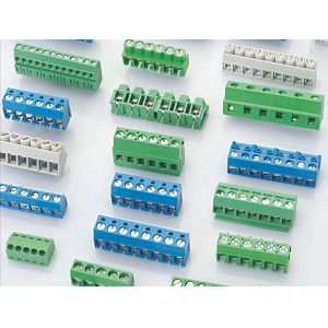 Wire Protector Terminal Block /Socket with 3.50mm 2 to 24 Poles vertical PCB