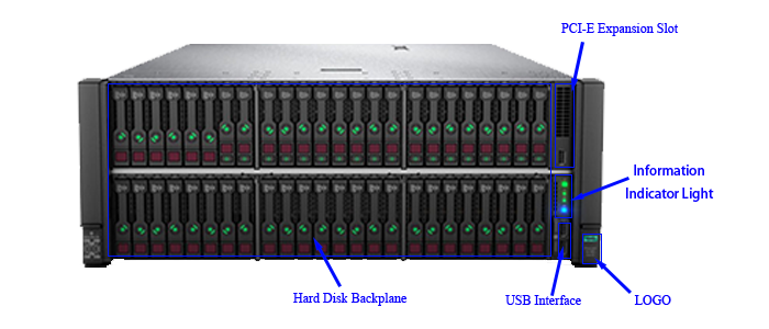Intel Xeon CPU 3.1GHz 10 LFF Hard Drive Storage Rack Server for Computer Solutions