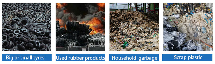 No Pollution Waste Plastic To Oil Pyrolysis Machine/ Scrap Tire Recycle To Oil Plant