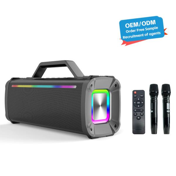 Frequency Response 45Hz-20KHz Portable Wireless Karaoke Speaker for Outdoor