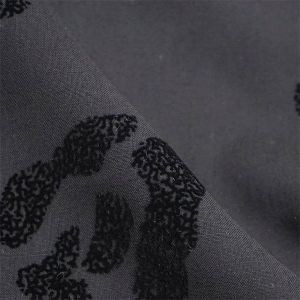 Spring Autumn Worsted Wool Suit Fabric Polyester Plain Weave Fabric 220gsm