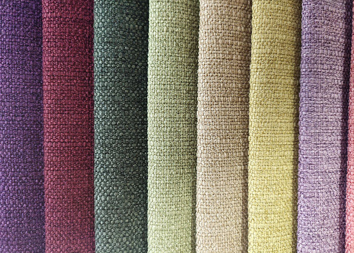 335gsm Linen Sofa Fabric Dress Shirt Knitted Pure Polyester