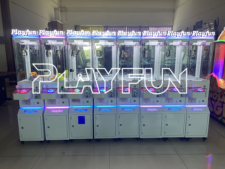Playfun Platform Hot Coin Operated Claw Crane Machine Mini Claw Machine Claw Machine Plush Toys