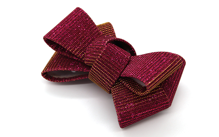 Custom Red Women Shoes Decoration Accessories Special Cloth Material